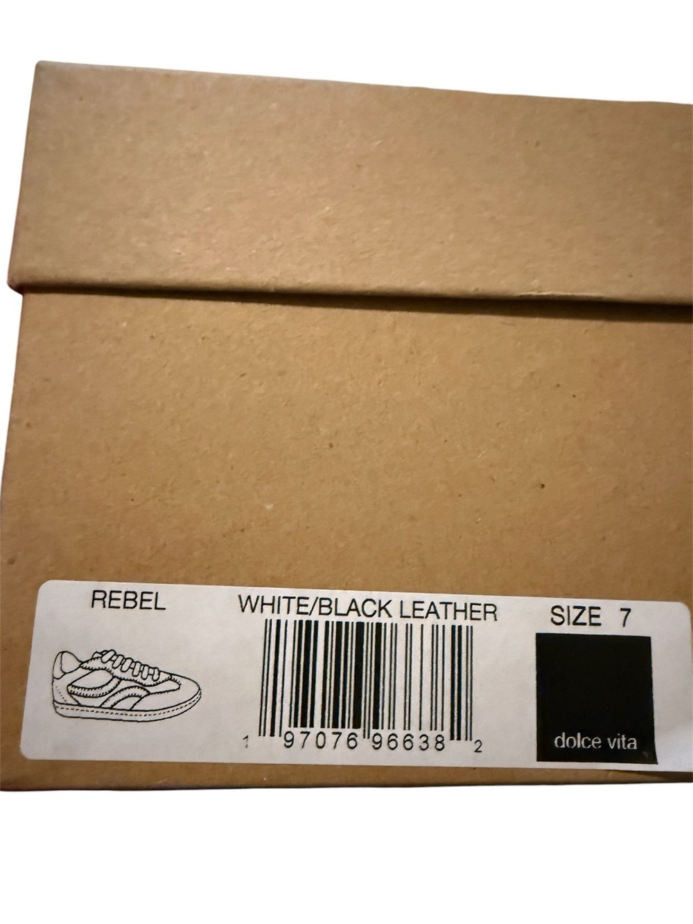 Dolce Vita Rebel Leather Blokecore Retro Italian Made Low Top Sneakers NIB Sz 7 - Picture 7 of 8